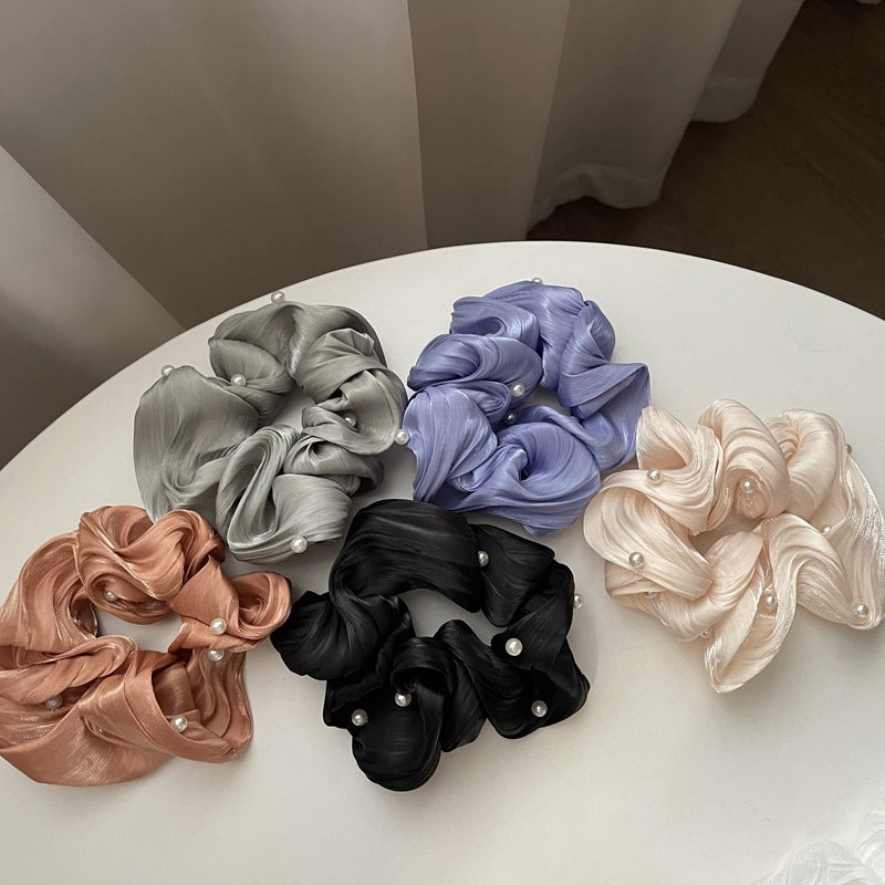 Wellness Ruffled Silk Scrunchies