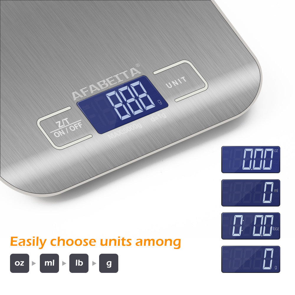 Digital  Kitchen Scales Stainless Steel