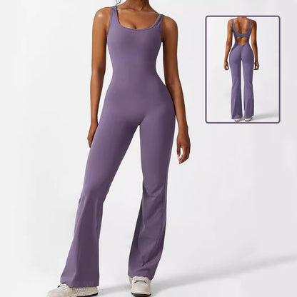 Yoga Fit Sleeveless Jumpsuit