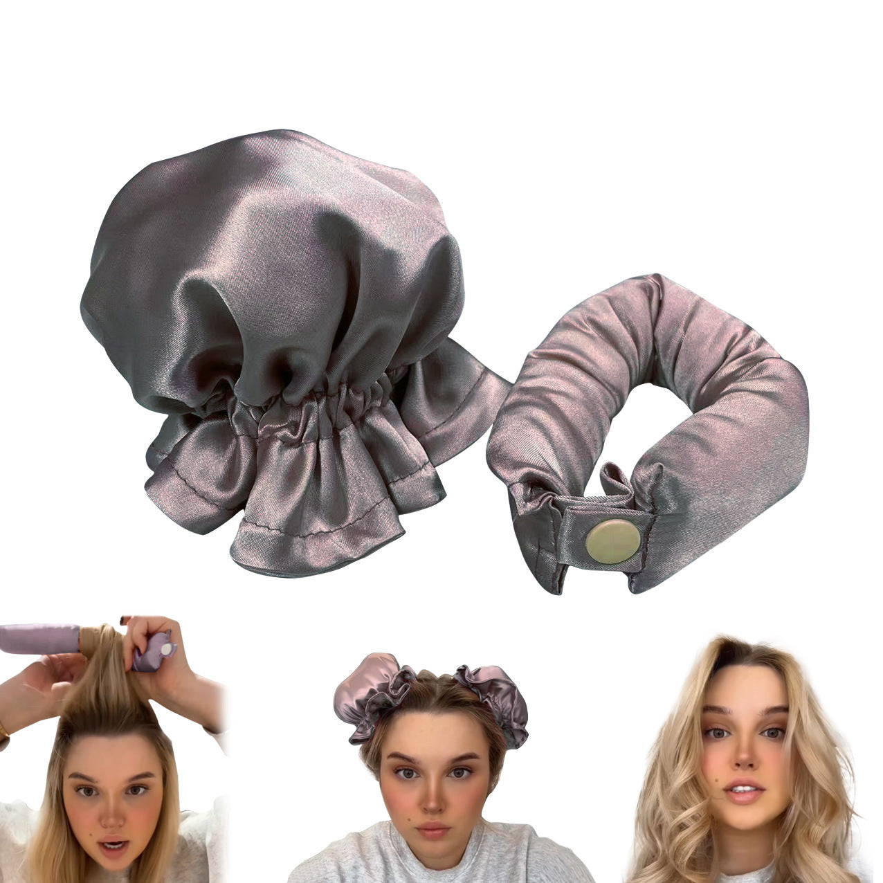 Heatless Curlers & Cover