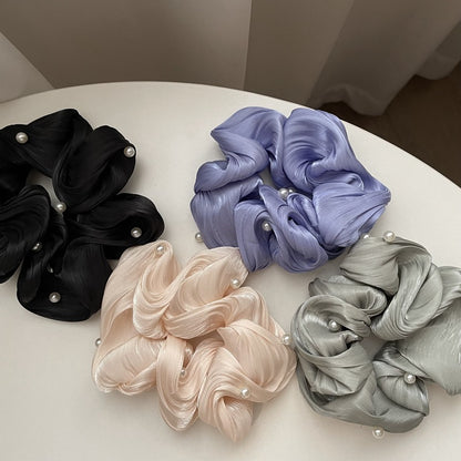 Wellness Ruffled Silk Scrunchies