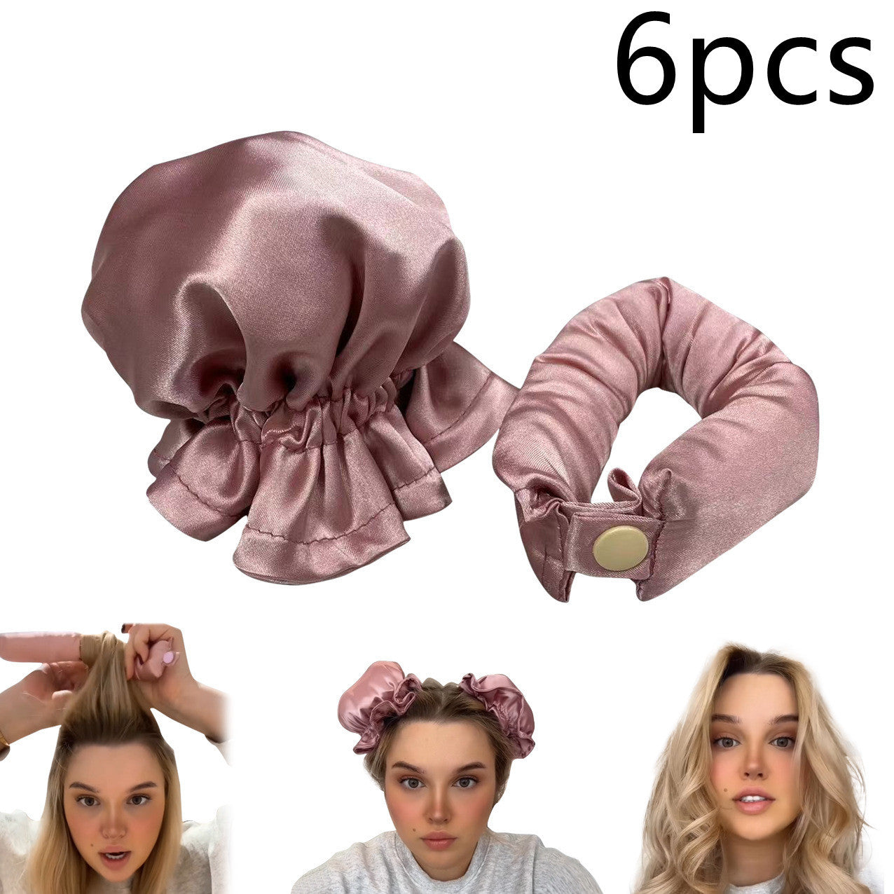 Heatless Curlers & Cover