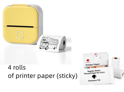 Portable Mini Thermal Label Printer Home