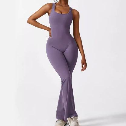 Yoga Fit Sleeveless Jumpsuit