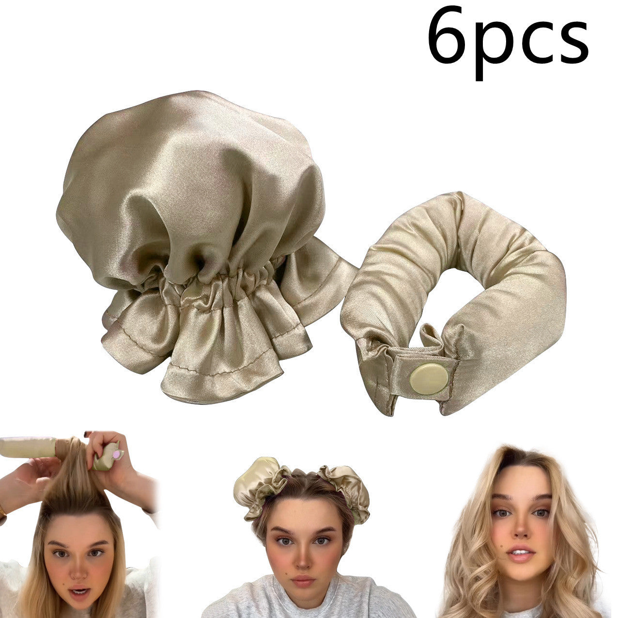 Heatless Curlers & Cover