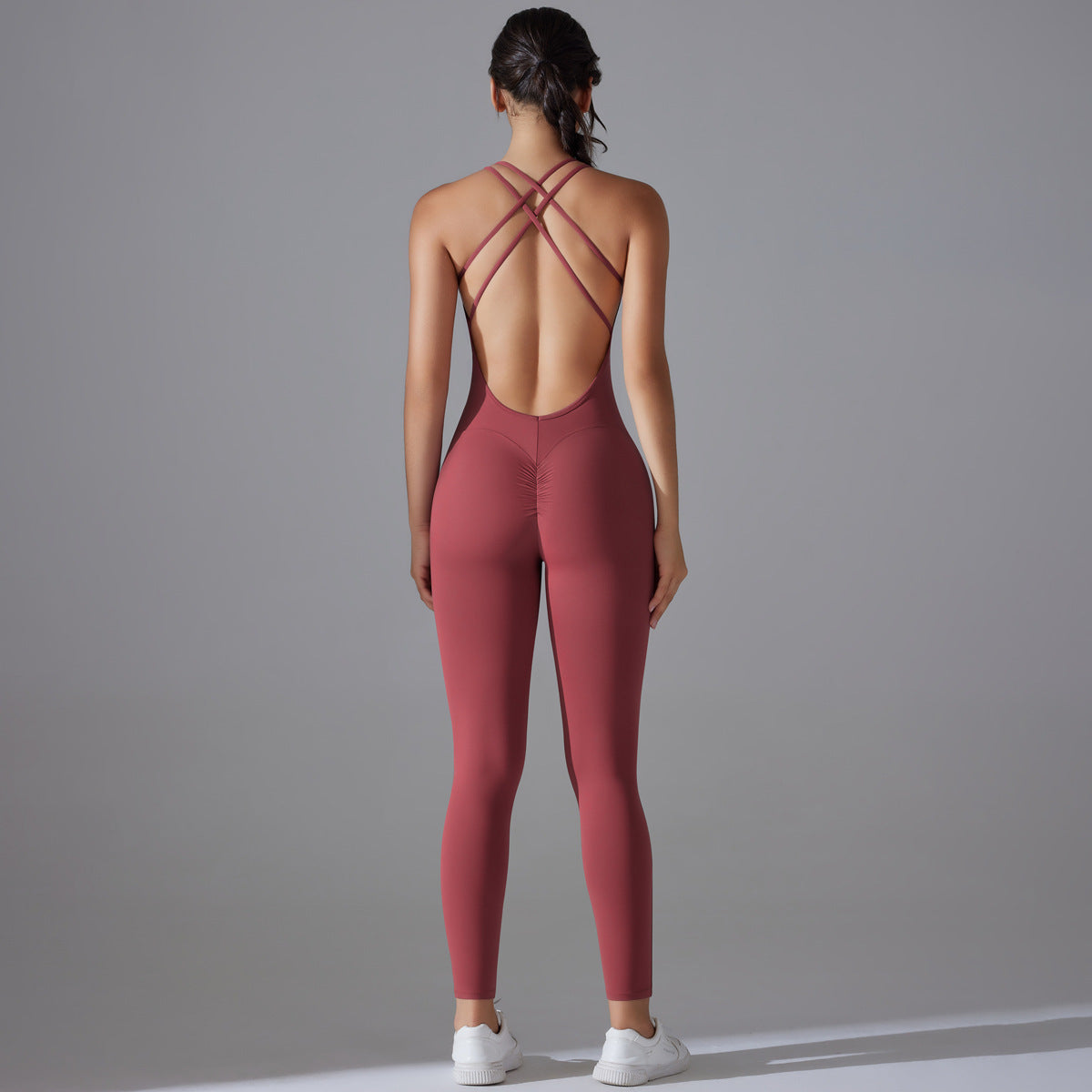 SculptFlow Open-Back Jumpsuit