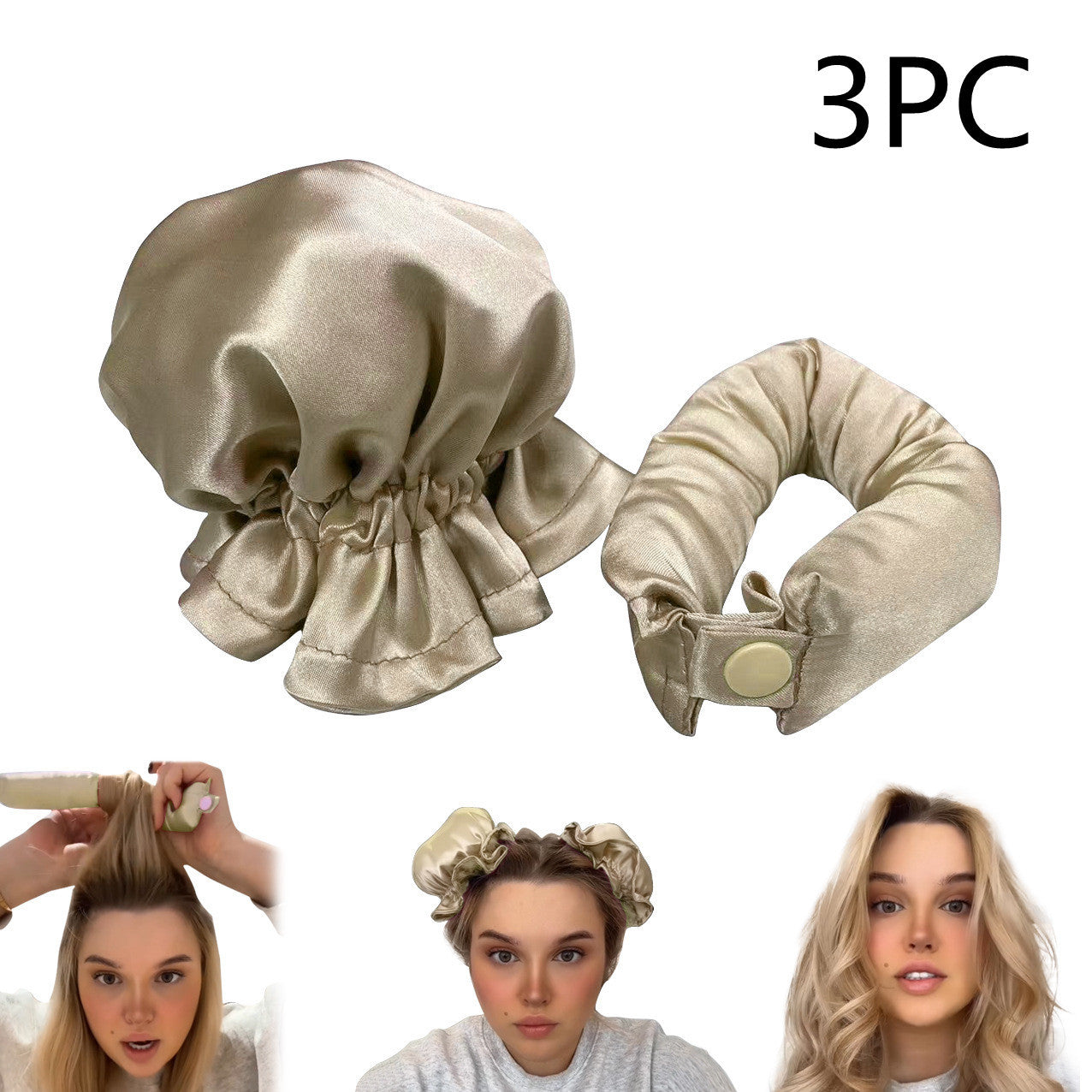 Heatless Curlers & Cover