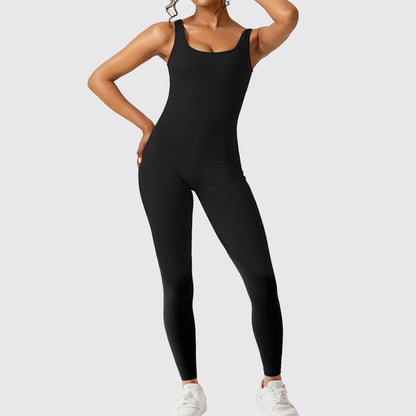 Yoga Fit Sleeveless Jumpsuit