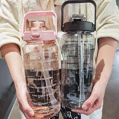 GlowHydrate 2L Water Bottle