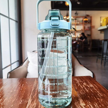 GlowHydrate 2L Water Bottle