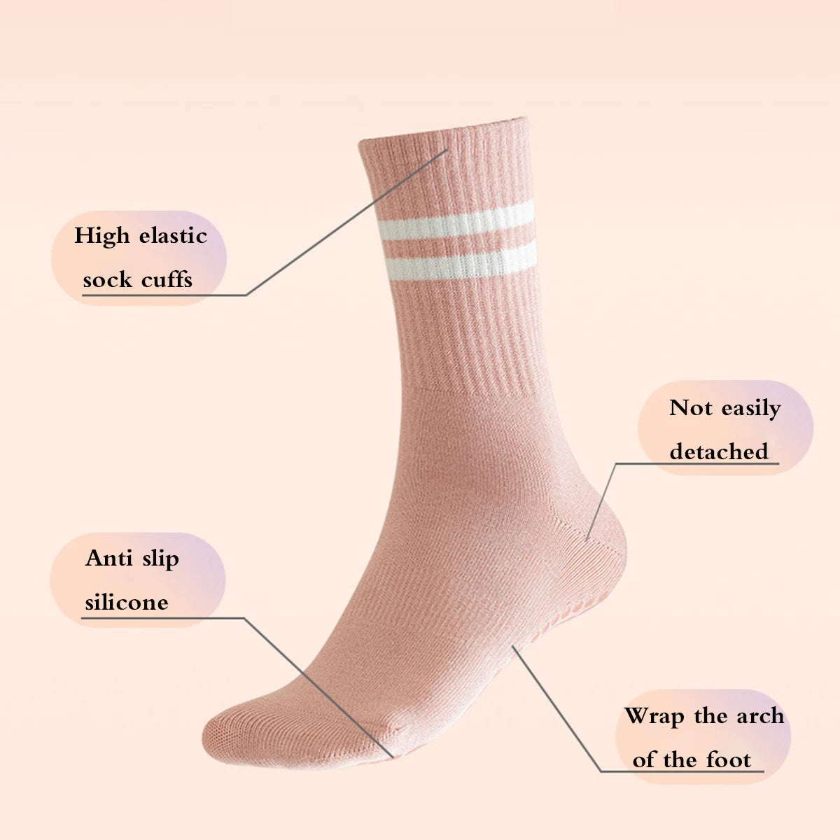 Grip & Flow Pilates Socks