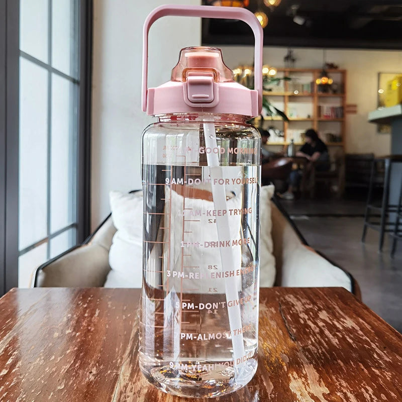 GlowHydrate 2L Water Bottle