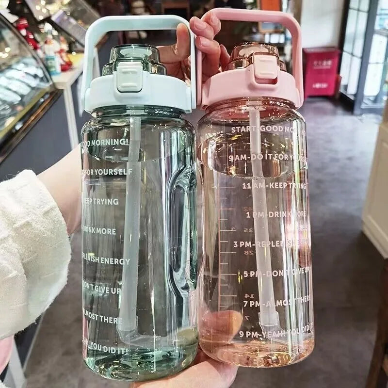 GlowHydrate 2L Water Bottle