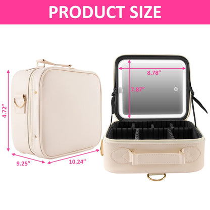 Linda LED Lighted Travel Cosmetic Bag