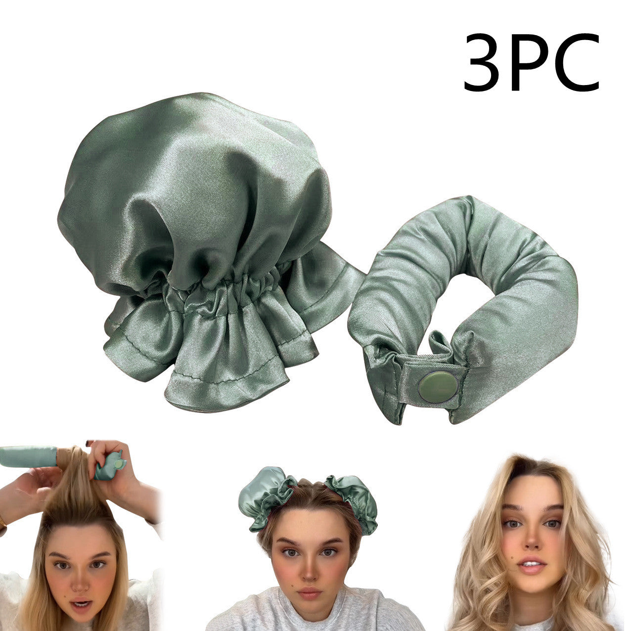 Heatless Curlers & Cover