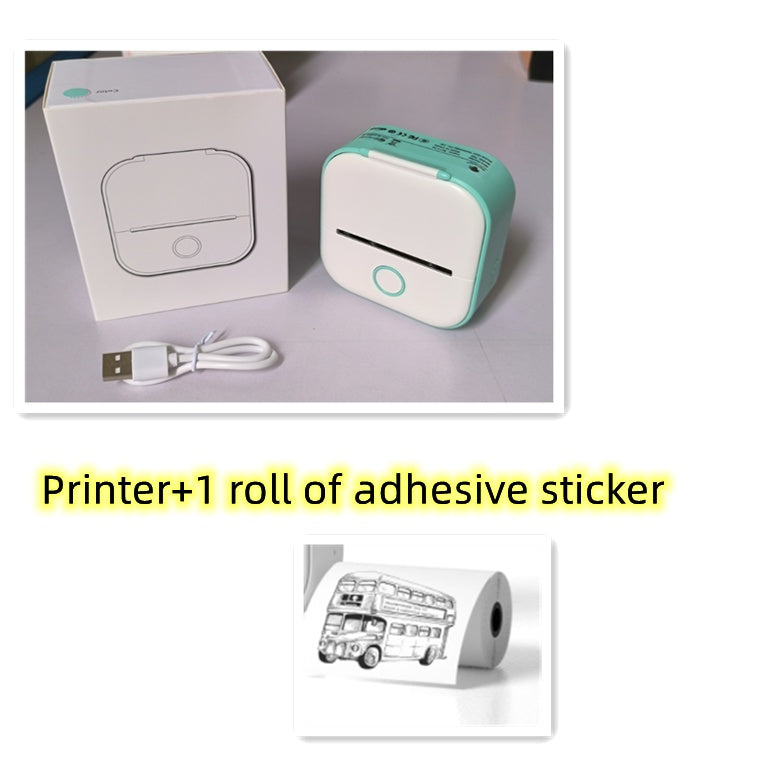 Portable Mini Thermal Label Printer Home