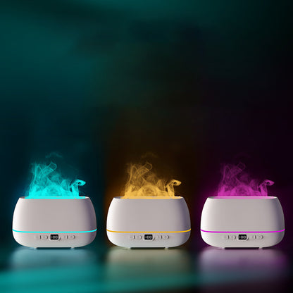 S10 3D Flame Humidifier & Aroma Diffuser